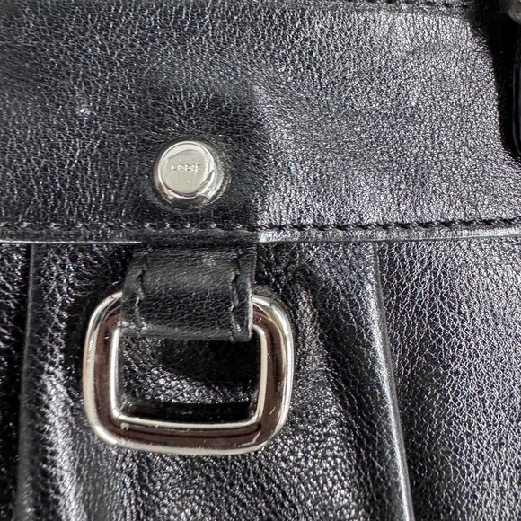Y2K Lodis black leather hand bag tote - Picture 4 of 7